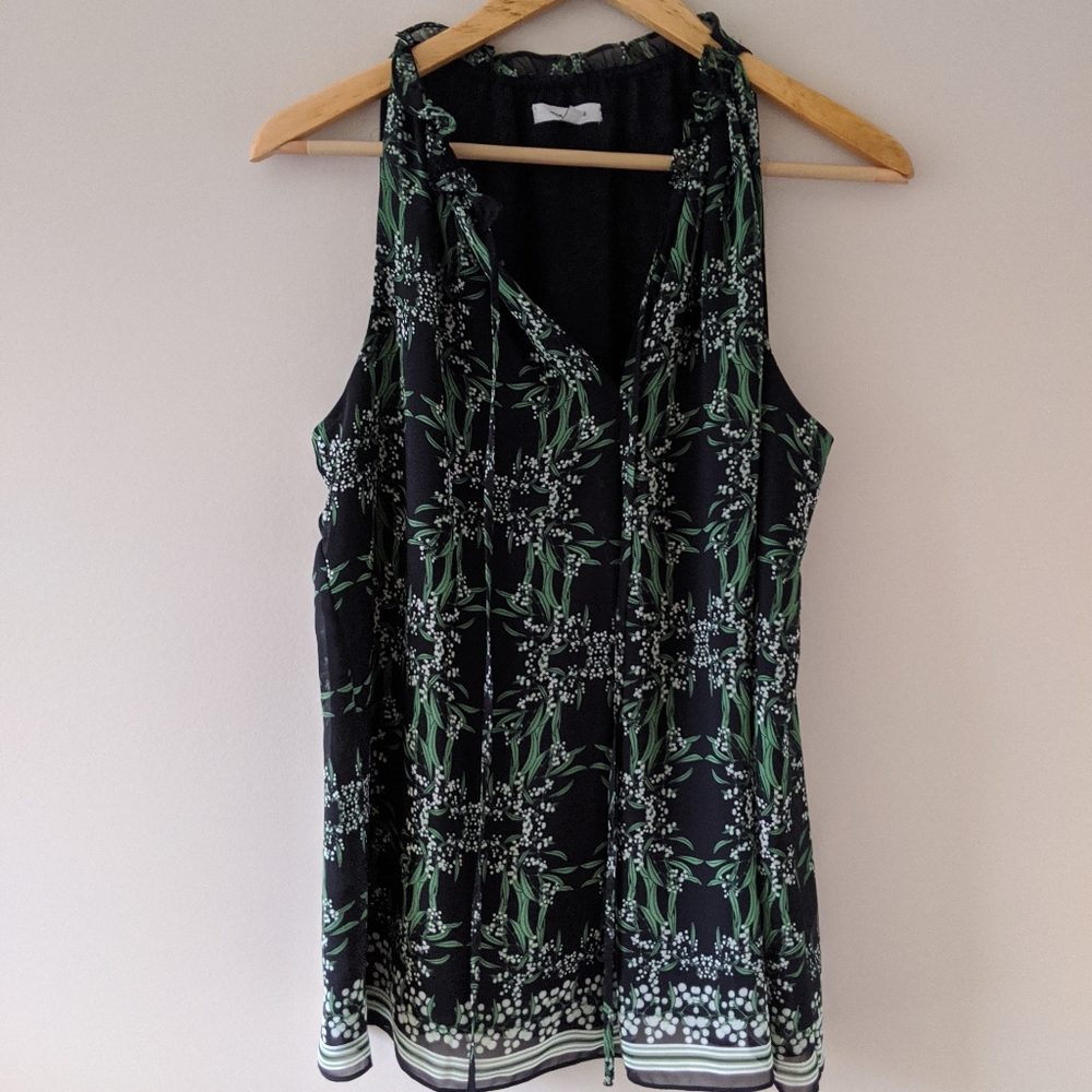 Max Studio Floral Tank Blouse